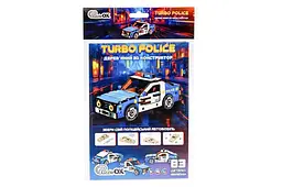 Конструктор 3D Puz-00971, дерев'яний "Turbo Police" PuzzleOk