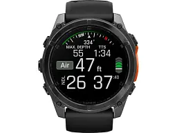 Спортивний годинник Garmin Fenix 8 51mm AMOLED Slate Gray with Black Silicone Band (010-02905-00) - мініатюра 2