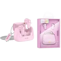 Бездротові навушники Hoco DES35 Dawn Handbag у вигляді рожеві сумки 6942007613132 - мініатюра 4