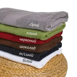 Рушник махровий Ideia Ідеал 90х50 см сірий 1 шт. (8-34991) - мініатюра 2