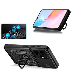 Панель BeCover Military для Tecno Spark 20 (KJ5n)  Black (712168) - мініатюра 2