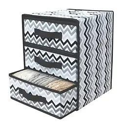 Органайзер Handy Home Zigzag з трьома висувними ящиками, 36х30х30 см (ZSH-07) - мініатюра 4