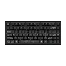 Клавіатура Dark Project ALU81 Terra Nova PBT RGB Mech G3MS Moonstone Black (DPKB_NOVA_81_ANSI_BLACK_UA) - мініатюра 4