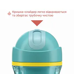 Поїльник непроливайка з трубочкою Chicco Sport Cup 266 мл 14 м+ блакитний (06991.25) - мініатюра 8