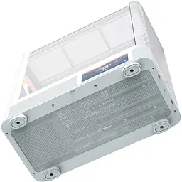 Корпус Modecom VOLCANO AQ400 ARGB MIDI SIDE LCD 6,2”, 4x120mm fans WHITE без БЖ ATX - мініатюра 11