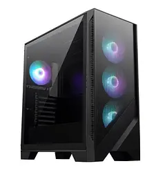 Корпус MSI MAG FORGE 321R AIRFLOW без БЖ Black (MAG FORGE 321R AIRFLOW) - мініатюра 1