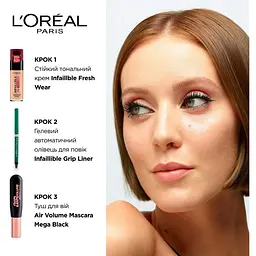 Автоматичний олівець для повік L'Oreal Paris Infaillible Grip Gel Automatic Eye Liner відтінок 08 (Emerald Green) 1 г - мініатюра 6