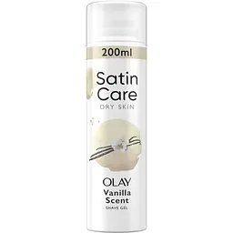 Уцінка. Гель для гоління Gillette Satin Care Olay Vanilla Cashmere жіночий 200 мл 