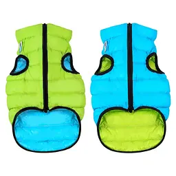 Курточка для собак AiryVest двостороння, M50, салатово-блакитна