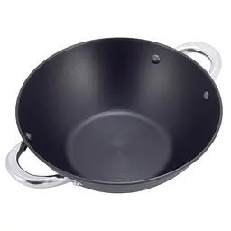 Казан чавунний WOK з антипригарним покриттям та аксесуарами для індукції та газу 3.6 літра KM-4806MR, Kamille 87483 - мініатюра 7