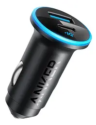Автомобільний зарядний пристрій PowerDrive 323 - 30W PD + 22.5W USB-A Black Anker teh0022019