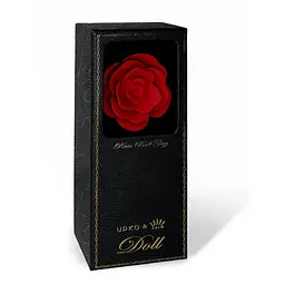 Кляп у формі троянди Zalo Upko Rose Ball Gag Red Straps (червоний) - мініатюра 7