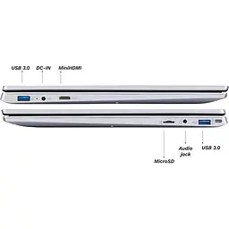 Ноутбук Microtech Corebook R3 8/256 Ryzen 3 (CB15SH3A) - мініатюра 2