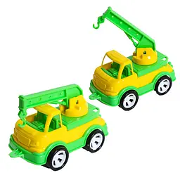 Дитяча іграшка кран Mini Matik 002/5BMS (Yellow) рухлива стріла крана, 13,5 см