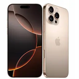 Apple iPhone 16 Pro Max 256GB Desert Titanium (MYWX3) (Відновлений, Як новий) - мініатюра 1