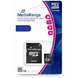 Карта пам'яті Mediarange 16GB microSD class 10 (MR958) - мініатюра 2