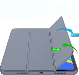 Чохол-книжка BeCover Tri Fold Soft TPU з кріпленням Apple Pencil для Apple iPad Pro 11 2020/2021/2022 Purple (711114) - мініатюра 5
