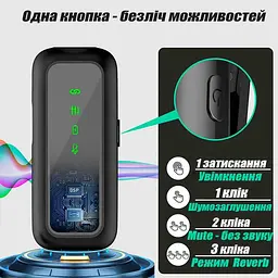 Петличка бездротова DuoMic C-Pro з зарядним кейсом USB Type C бездротовий мікрофон 2 шт - мініатюра 3