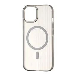 Чохол Groove Matt Case with MagSafe iPhone 15 Gray