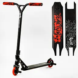 Самокат трюковий Best Scooter 55х85 см Чорно-червоний 000231346 - мініатюра 7