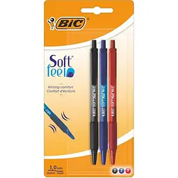 Набір ручок кулькових Bic bc837394/938273 Soft Feel(3шт)