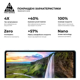 Скло захисне Armorstandart Pro Google Pixel 7a Black (ARM70852) - мініатюра 5