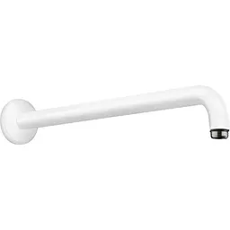 Кронштейн для верхнього душу Hansgrohe 389 мм Matt White 27413700 Білий матовий