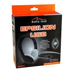 Гарнітура Media-Tech Epsilion USB Black-White - мініатюра 6