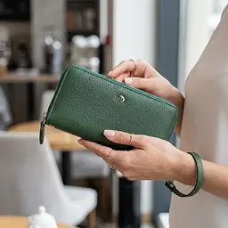 Жіночий клатч-гаманець ST Leather 18936 зелений - мініатюра 2