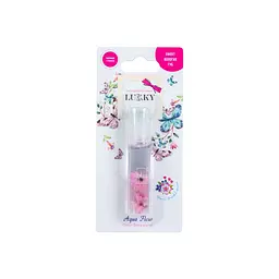 Дитяча олійка-блиск для губ Aqua Fleur T22004 з рожевими квітами - мініатюра 2