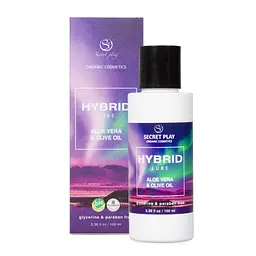 Лубрикант - Secret Play Hybrid Aloe Vera & Olive Oil, 100 мл - мініатюра 1