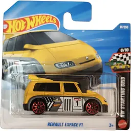 Базова машинка Hot Wheels Starting Grid Renault Espace F1 жовта (5785) JJL40-N521    