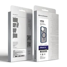 Чохол ArmorStandart Uniq Magsafe для Apple iPhone 15 Dark Blue - мініатюра 6
