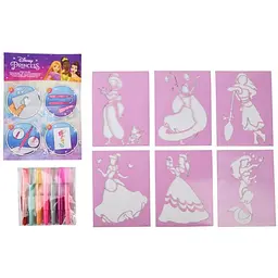 Набір спрей-ручок Disney Princess з трафаретами (DP22364) - мініатюра 7