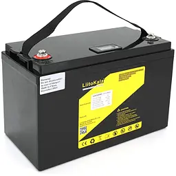 Акумуляторна батарея LiitoKala LiFePO4 12,8V 100Ah c LCD дисплеєм (330*170*220mm), 9.5kg