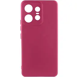 Чохол Silicone Cover Lakshmi Full Camera (AA) для Motorola Edge 50 Pro Бордовий / Marsala