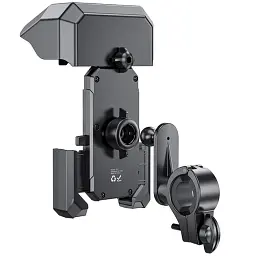 Велотримач для телефона Hoco H31 Wild Wolf Bicycle Motorcycle Universal Holder Black - мініатюра 3