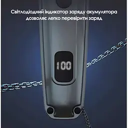 Машинка для стрижки волосся Xiaomi Riwa RE-6325 Сріблястий - мініатюра 4
