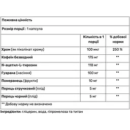 Жироспалювач Nutrex Research Lipo-6 Black UC Extreme WLS 60 капсул - мініатюра 2