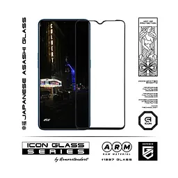 Захисне скло для Realme X2 Pro, Icon, 2.5D загартоване скло, повне проклеювання, глянсове, удароміцне, з олеофобним покриттям, сумісне з чохлами, міцність 9H, проста установка, ArmorStandart (ARM56300-GIC-BK) - мініатюра 2