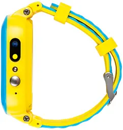 Дитячий смарт-годинник AmiGo Glory GO004 Blue-Yellow [81813] - мініатюра 3