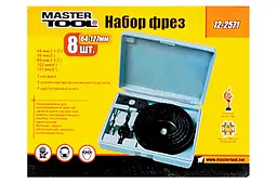 Набір свердлильних коронок для дерева Mastertool 64-127 мм (у наборі 8 шт.) 12-2571 - мініатюра 2