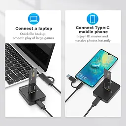 USB-Хаб Gembird iя для жерстких дискiв DD-U3M2 (DD-U3M2) - мініатюра 4