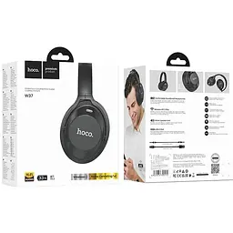 Навушники Bluetooth Hoco W37 Sound Active Noise чорні - мініатюра 6