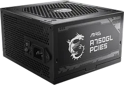 Блок живлення MSI MAG A750GLS PCIE5 750W 80+ Gold - мініатюра 2