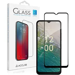 Скло захисне ACCLAB Full Glue Nokia C32 Black (1283126582219)