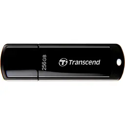 USB флеш накопичувач Transcend 256GB JetFlash 700 Black USB 3.1 (TS256GJF700) - мініатюра 3