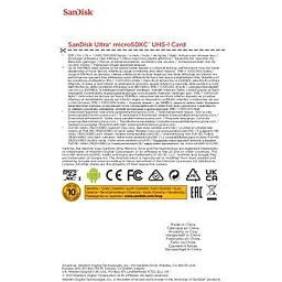 Карта пам'яті SanDisk 256GB microSDXC class 10 UHS-I Ultra (SDSQUNR-256G-GN3MN) - мініатюра 3