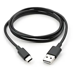 Дата кабель USB 2.0 AM to USB-C 1.0m PVC black Vinga (VCPDCTC1BK) - мініатюра 2