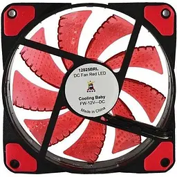 Кулер для корпуса Cooling Baby 12025BRL Red 120мм - мініатюра 3